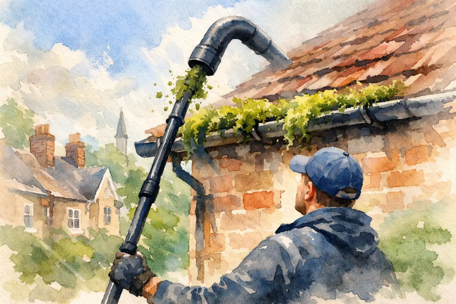 Moss Buildup in Gutters and What to Do