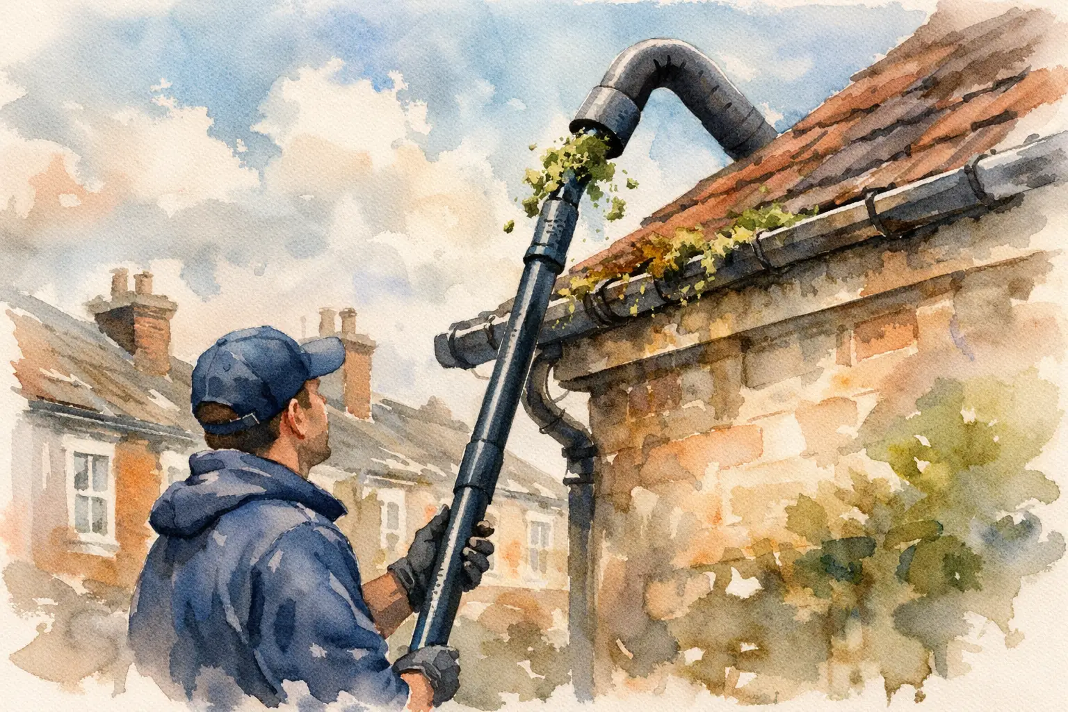 Neglected Gutters and Damp Damage: An Example