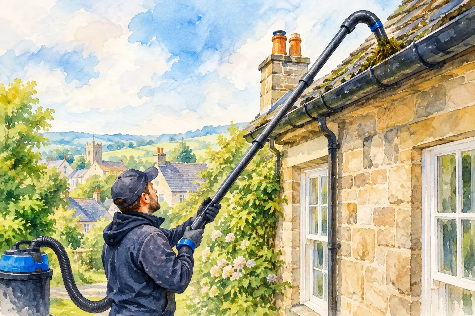 Gutter Cleaning in Tonna That Prevents Water Damage
